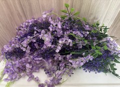 Lot Wedding Shades Of Purple Artificial Flowers Garland Net Arch Or Decor Box 5