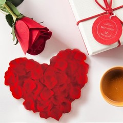 Eco-Friendly 500 Red Rose Petals – Perfect for DIY Wedding & Celebration Decor
