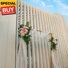 Artificial Wedding Arch Flowers Kit 2 PCS Dust Rose Flowers Silk Peony Floral Sw