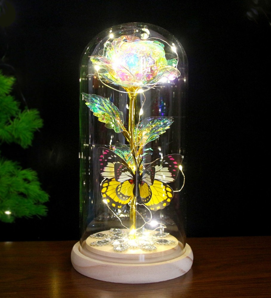 Eternal Rose Flower LED Enchanted Galaxy Rose LED Light Mother’s Day Gift