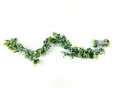 10 Frosted Eucalyptus Garlands – 5 feet long