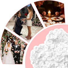 2200PCS Artificial Flower Petals Engagement Party Decorations Fake Rose Petals f