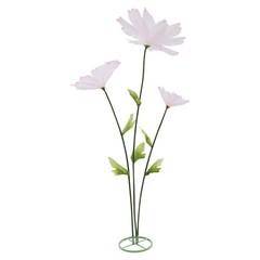 Pink&Green Elegant Daisy Freestanding Giant Artificial Paper Flowers For Wedding