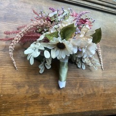 Beautiful Bridal Wedding Bouquet Budget Friendly Faux Florals White Pink Purple