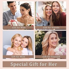 Eternal Preserved Red Rose with Necklace Pendant Gift Box Romantic Real Flower