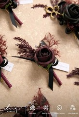 Ling’s Moment Boutonniere for Men Wedding,Set of 6 , Groom and Groomsmen…