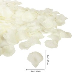 Rose Petals Decor, 5000 Pcs, Valentine Wedding Anniversary, White