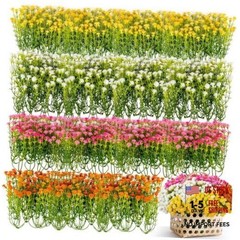 RAINFLOW Baby Breath Flowers Artificial Bulk – 100PCS Mini 100 PCS Multi Color