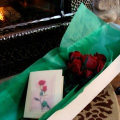 D’AGOSTINO HANDCRAFTED PURPLE LEATHER ROSES BUY 1, 3, 6, 12. ALSO RED OR BLACK.