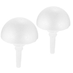 Bouquet Holder For Fresh Flowers White Foam For Wedding 2 Sets