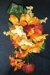 Tropical Orchid Cascade Bouquet