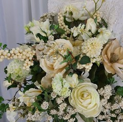 Wildflower Gatherer Garden Faux Flower Wedding Bouquet
