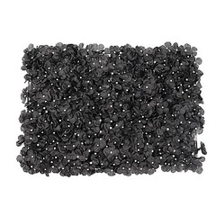 4 Black Hydrangea Flowers Mat Wall Backdrop Panels Wedding Party Decorations