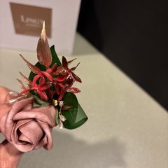 22) Ling’s Moment Set of 6 Mauve Vintage Wedding Boutonnieres Groomsmen