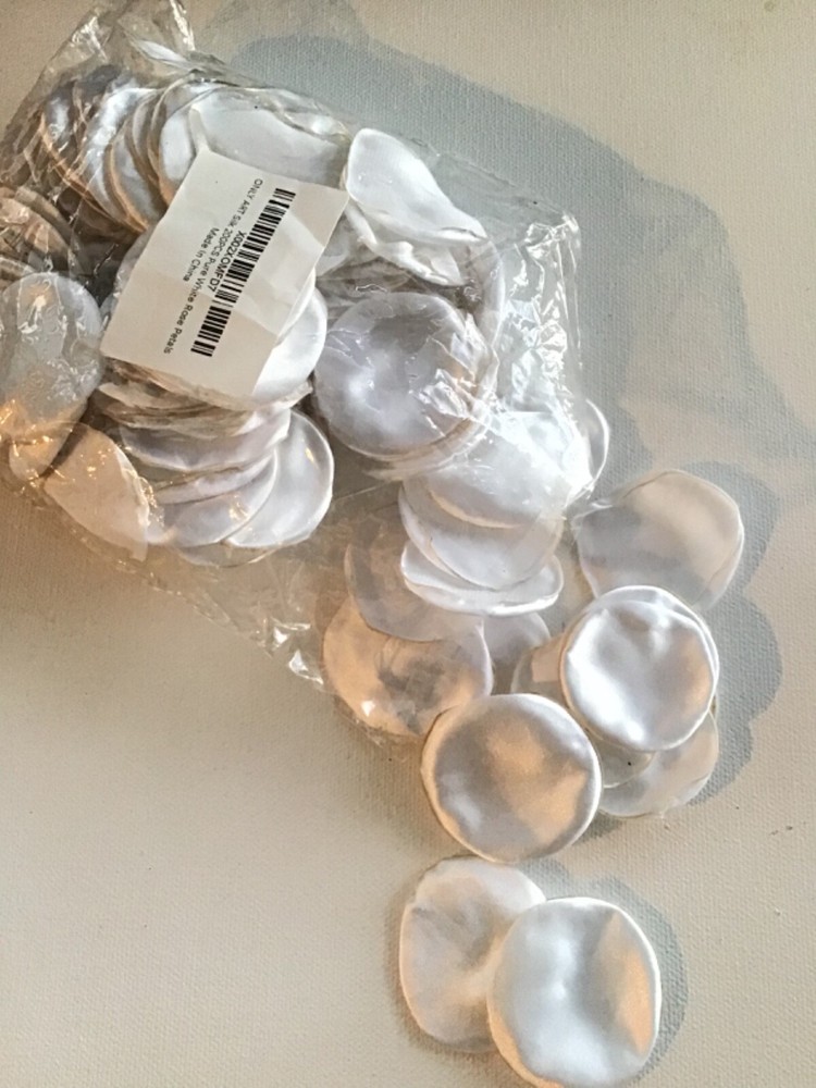 200 Pcs Silk Rose Petals Pure White Flower Girl Party Decoration Wedding NEW