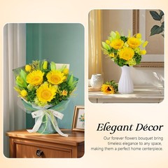 Preserved Sunflower Bouquet – Forever Flowers for Delivery, Yellow
