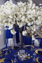 Wedding Decor (4) White Cherry Trees + (4) XXL Flowerballs + (2) 8ft Floor Trees