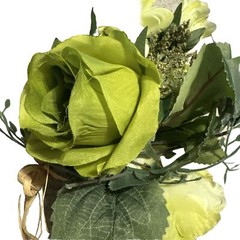 Greens Artificial Hydrangea Rose Flowers Silk Bouquet Party Wedding Home Decor