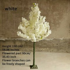 Artificial cherry tree simulation plant fake flower tree decorations