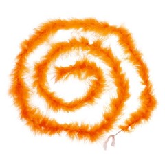 1 Pcs 6.6 Ft Feather Boas Feather for DIY Craft Sewing Trim Party Home Orange