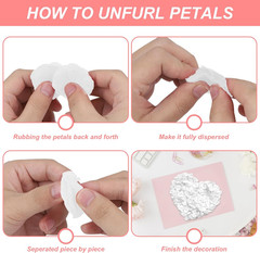 2200PCS Artificial Flower Petals Engagement Party Decorations Fake Rose Petals f