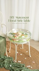 Handmade Coral & Ivory Floral Kit for Stunning DIY Centerpieces and Bouquets