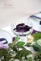 300Pcs Rose Petals Plum Faux Silk Flower Petals for Wedding Flower Girl Basket A