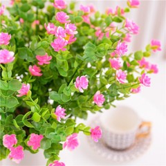 US 4pcs Faux Lotus Ornament for Home Garden Artificial Flower Office Shop Decor