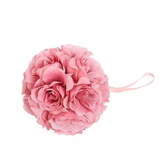 2 MAUVE 7″ Silk Roses Flowers Kissing Balls Wedding Events Centerpieces
