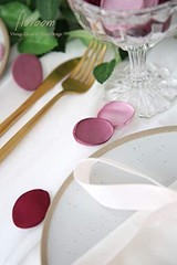 300pcs Burgundy Maroon Mauve Silk Rose Petals for Wedding Decor, Aisle Scatter,