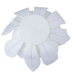 4 pcs 16″ White Artificial Daisy Flowers for Wall Backdrop Party Wedding Craft