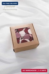 Floroom 300pcs Rose Petals Burgundy Maroon Faux Silk Flower Petals for Wedding F