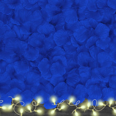 4500 Pack Blue Rose Petals,Artificial Roses Flower Petals for Romantic Night,…