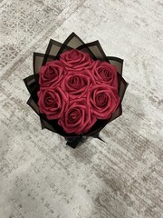 7 Count Red Eternal Rose Flower Bouquet for Any Occasion