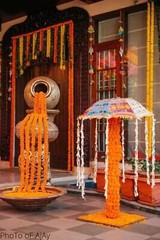 Artificial Marigold Event Wedding Flower Garlands Diwali Decoration 10 String