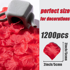 1200Pcs Red Rose Petals,Artificial Flowers for Wedding,Parties,Romantic Night,Va