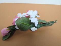 Vintage 1980s Handcrafted Artifical Flower Wrist Corsage