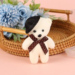 10PCs Bear Doll Love Bear Flower Bouquet Decor Dressed Stuffed Doll Foam Tool