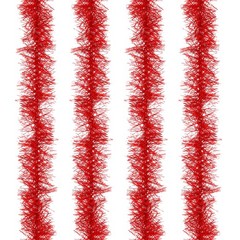5Ft Feather Boa, 4 Pcs Artificial Fluffy Feather Boas, Red