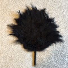 CRASHOT Vintage Bridal Feather Bouquet Fan Crystal Feather Wedding