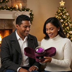 Mothers Day Gifts for Mom，Heart I Love You 18 inches, Purple