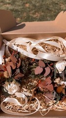 Dried Floral Boho Wedding Bouquet Set