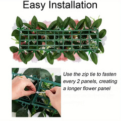 1Pc Elegant Rose Floral Centerpiece for Wedding Table Runner, Artificial Flower