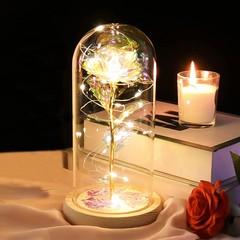 Eternal Rose Flower LED Enchanted Galaxy Rose LED Light Valentine’s Gift