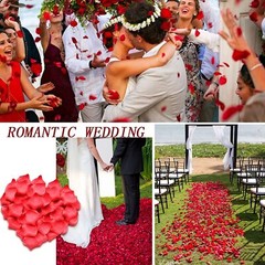 5000 × Red Artificial Fake Rose Petals Wedding Romantic Event Party Decor USA