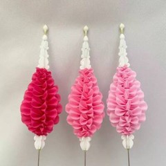 Artificial Flowers Fabric Plastic Garlands Bushes Needles Arranged Bouquets Plug