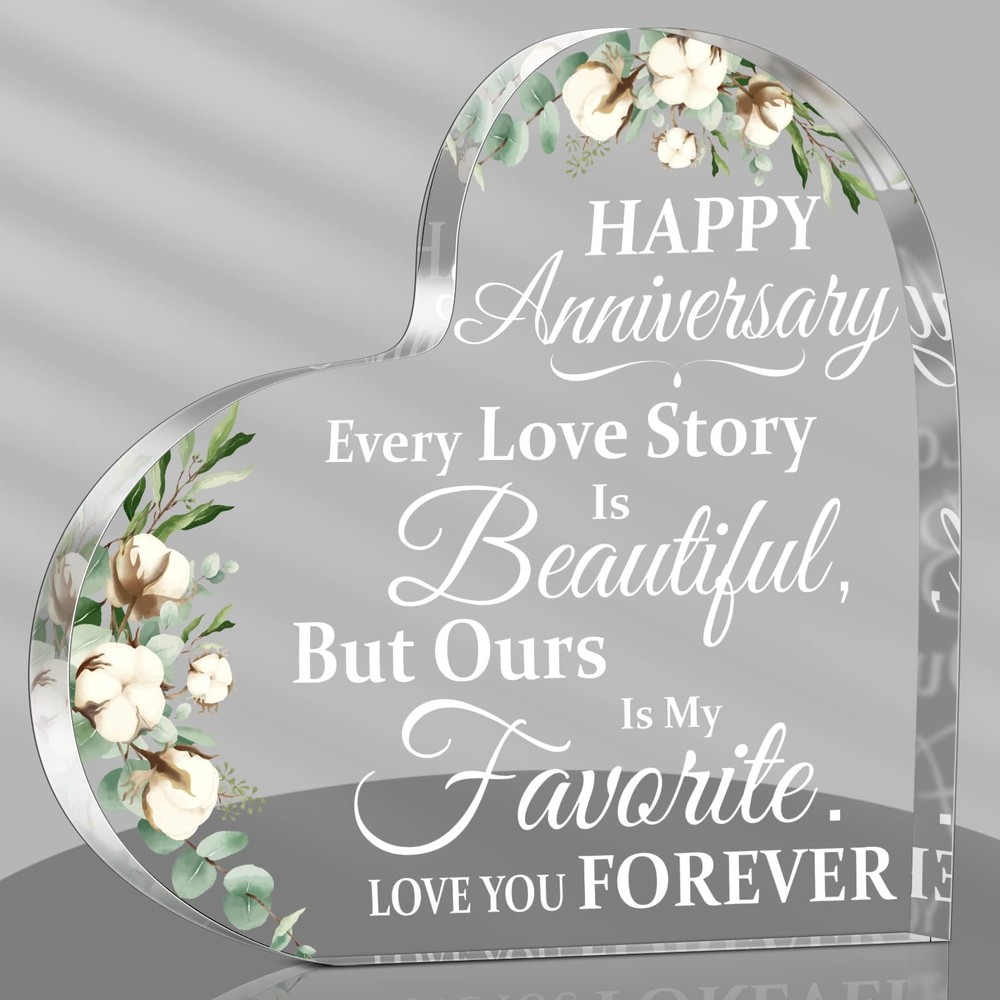 Wedding Gift for Her 15.1 x x 1.4 cm / 5.9 x x 0.55 inches, White