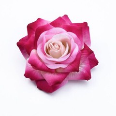 50pcs 10CM Big Artificial Rose Flower Christmas Decor Wedding Bridal Accessories