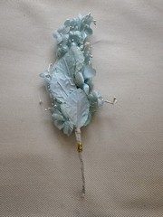 12 Light Blue Artificial Flower Spray Floral Pick Bridal Hair Piece Wedding