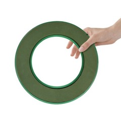 Round Ring Oasis Wet Floral Foam Wreath Flower Sucker Engagement Decoration Car